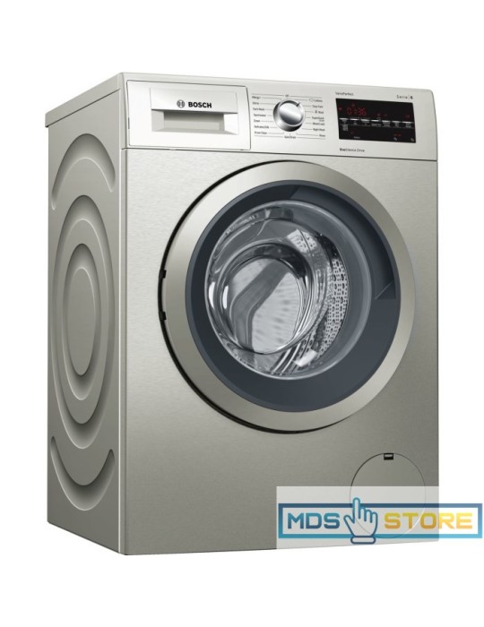 Bosch WAT2840SGB Serie 6 9kg 1400rpm Freestanding Washing Machine - Silver WAT2840SGB