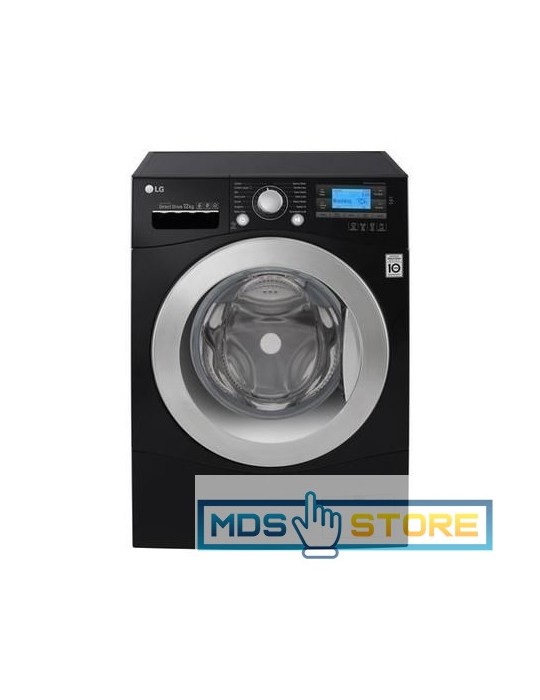 LG FH495BDN8 DirectDrive 12kg 1400rpm Freestanding Washing Machine-Black FH495BDN8