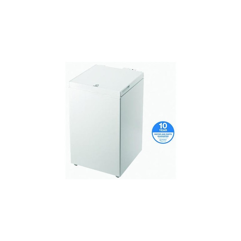 Indesit OS1A100 53cm Wide 100 Litre Chest Freezer White OS1A100