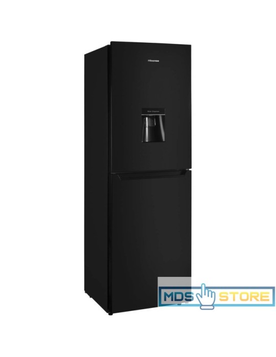 Hisense RB320D4WB1 Freestanding Fridge Freezer With Water Dispenser - Black RB320D4WB1