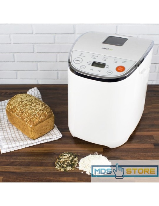 electriQ Premium Automatic Bread Maker with 14 Settings Including Gluten Free EIQBREADM