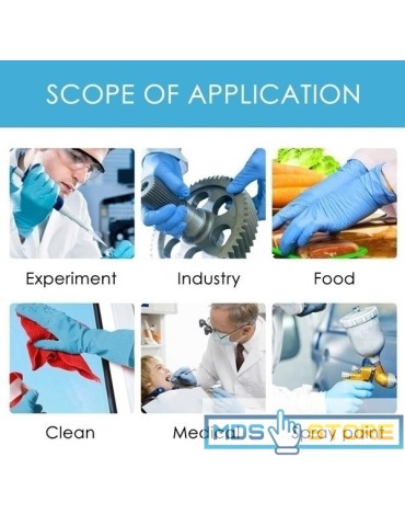 Disposable gloves for protection - 20pcs L