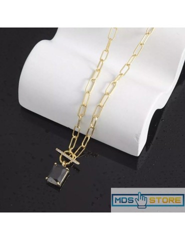Sterling Silver/18K Gold Plated Choker Necklace