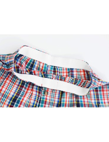 Men's Boxer Shorts - 100% Cotton With Elastic Waist. 3 in 1 pack