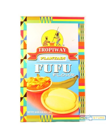 Tropical plantain fufu