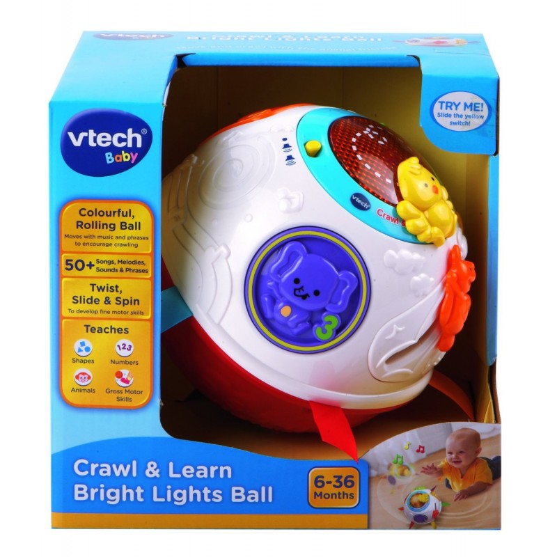 vtech baby crawl and learn lights ball