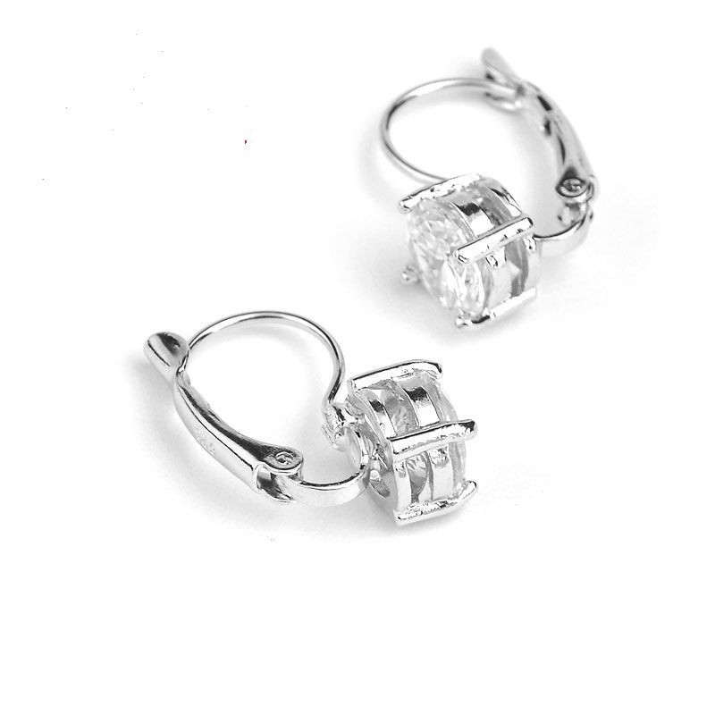 Sterling silver 925 jewelry with shining micro clear crystal Sterling silver 925 jewelry with shining micro clear crystal