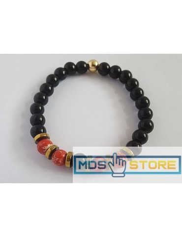 Trendy beads bracelet - high quality beads Mixed colours 