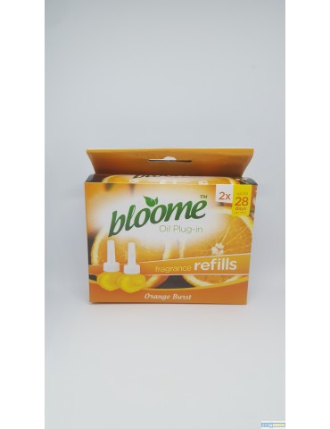 Bloome Oil Plug- in 2X  up to 28 days fragrance refills orange Burst 