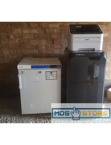 Used Fellowes 300c Shredder, Brother Fax Machine and Lec Mini fridge - Office clearance